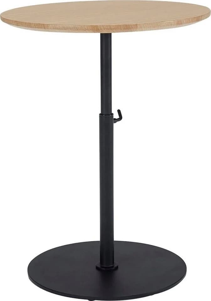 INNOVATION LIVING Kiffa Tisch Höhenverstellbar Eiche Natur Schwarz - Bild 3
