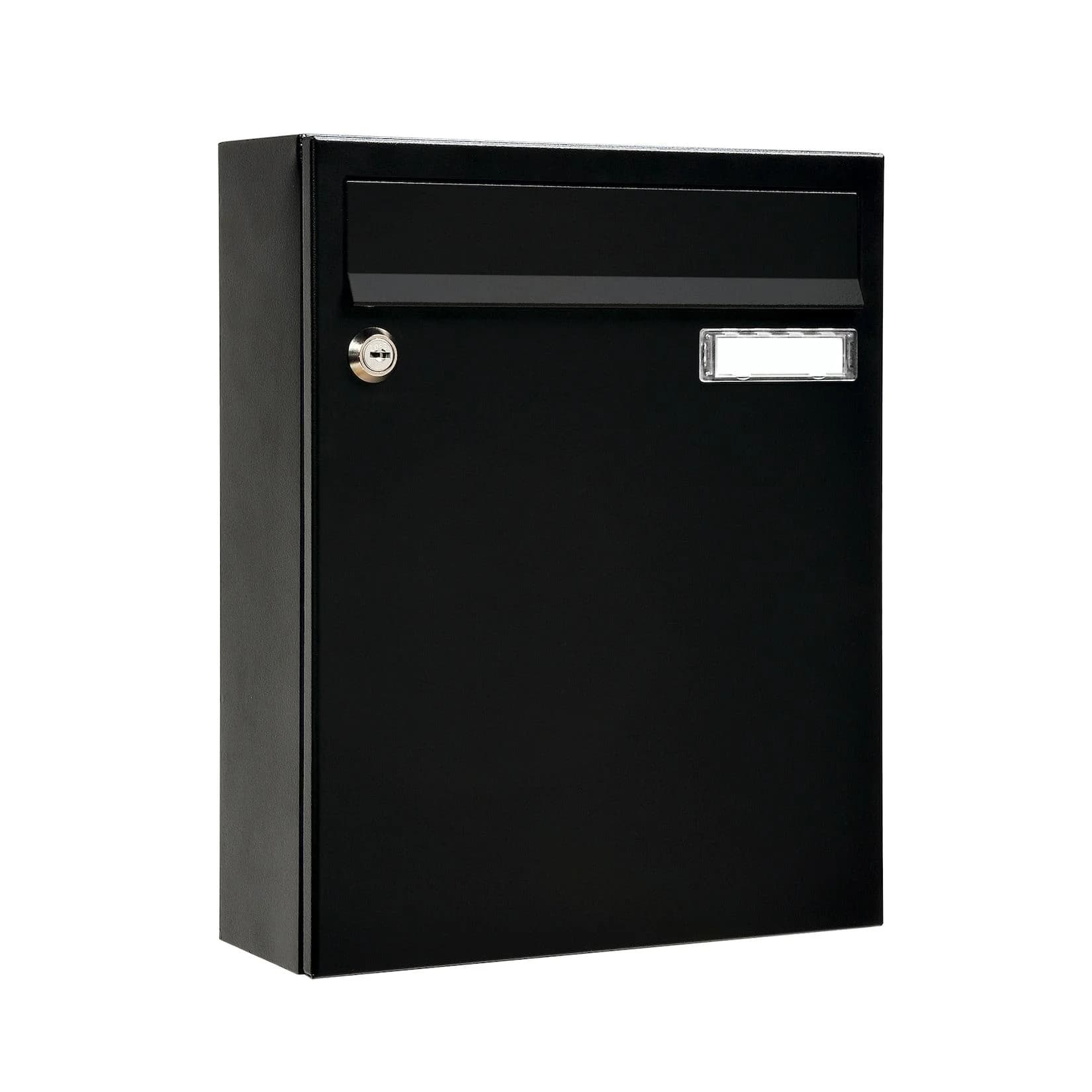 MEFA Briefkasten Sonate 133 Schwarz Postkasten+Namensschild
