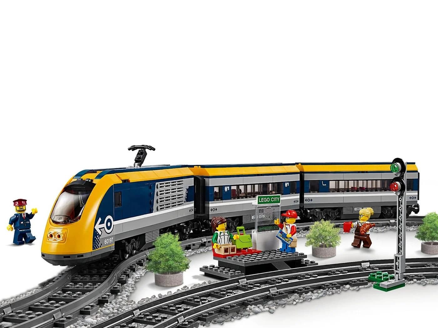 LEGO City Personenzug 60197 mit Bluetooth-Steuerung und 4 Minifiguren - Bild 3