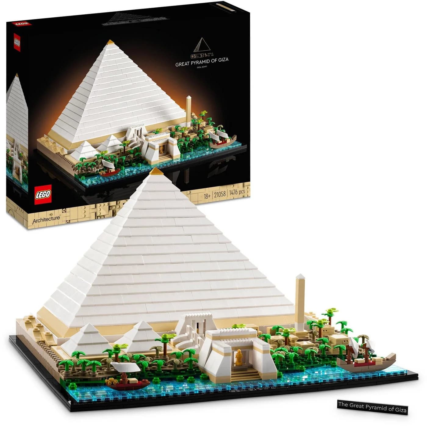 LEGO Architecture Cheops-Pyramide 21058 Bunt 1476 Teile - Bild 2