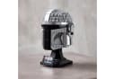 LEGO Mandalorianer Helm 75328 Star Wars Sammlerstück Schwarz Grau Bild 3