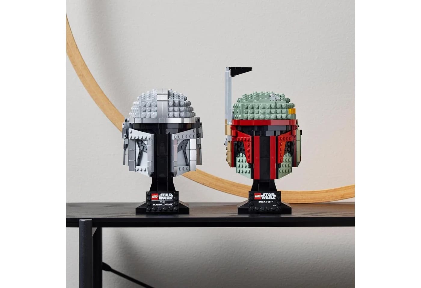 LEGO Mandalorianer Helm 75328 Star Wars Sammlerstück Schwarz Grau - Bild 4