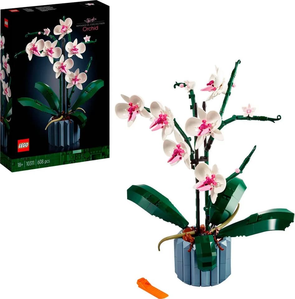 LEGO Orchidee (10311) Botanicals Bunt Deko Set - Bild 2