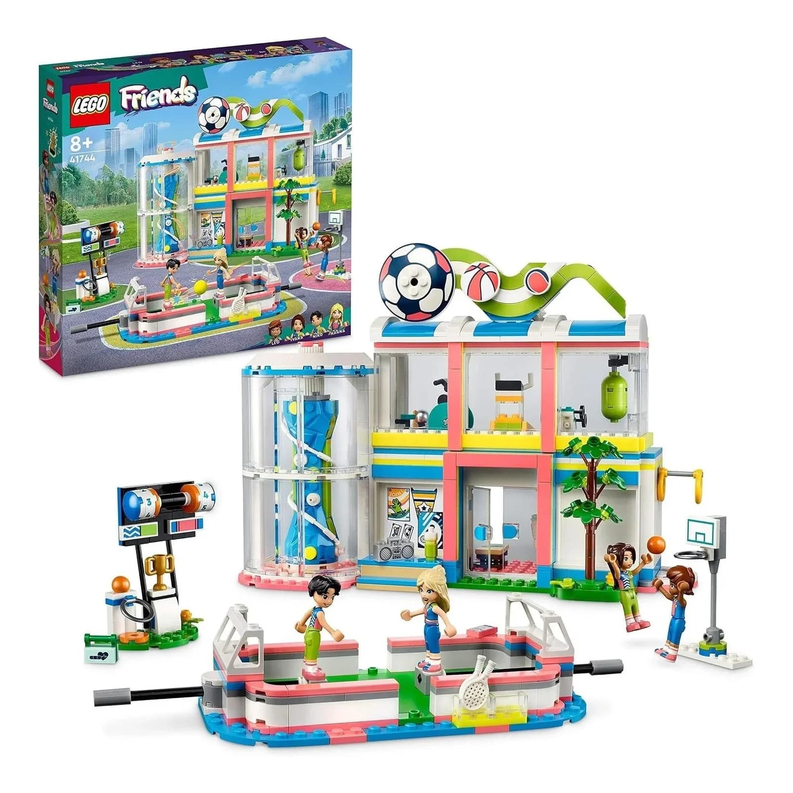 LEGO® Friends 41744 Sportzentrum Konstruktionsspielsteine Bunt