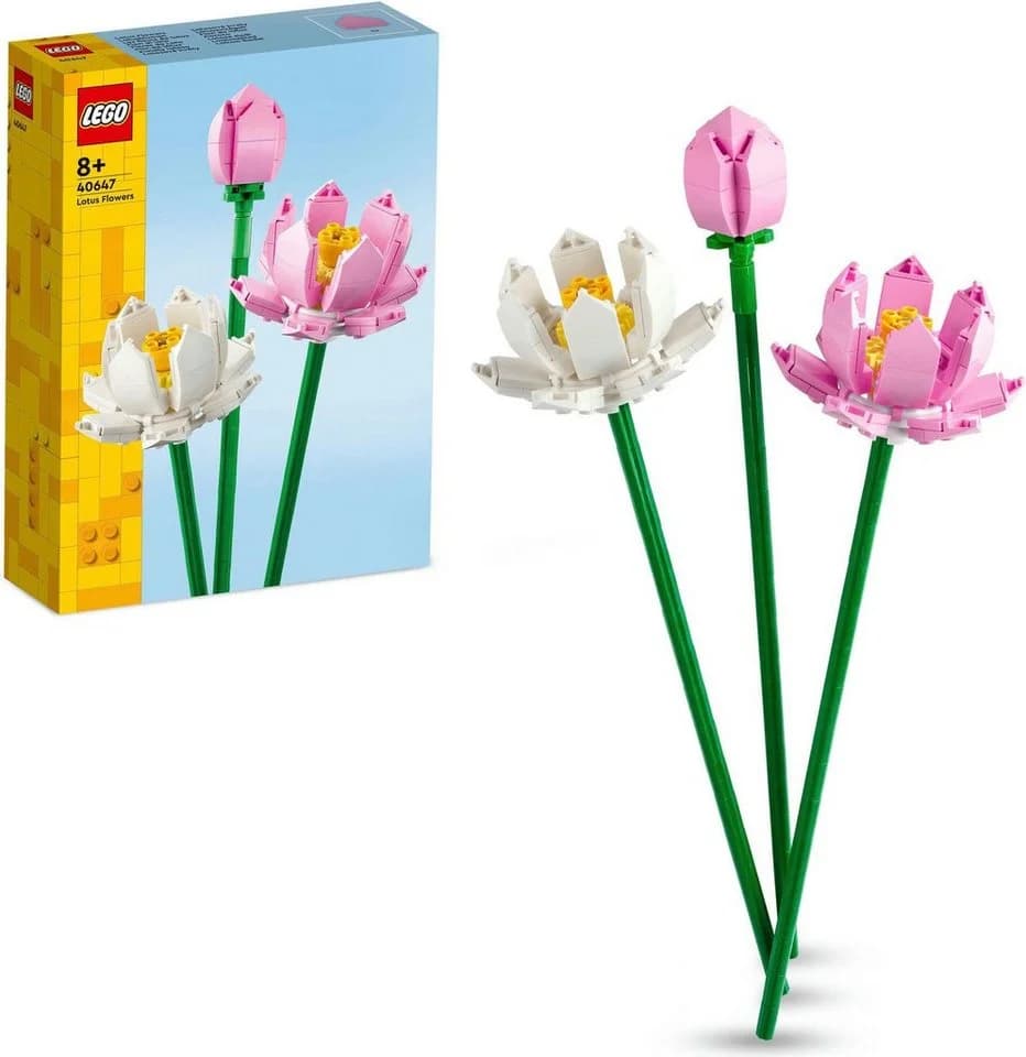 LEGO® Lotusblumen (40647) Bunt 220 Teile Made in Europe - Bild 2