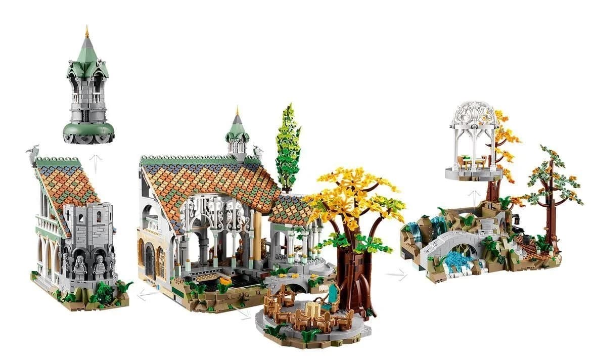 LEGO® Herr der Ringe Bruchtal 10316 Bauset 6167 Teile - Bild 4
