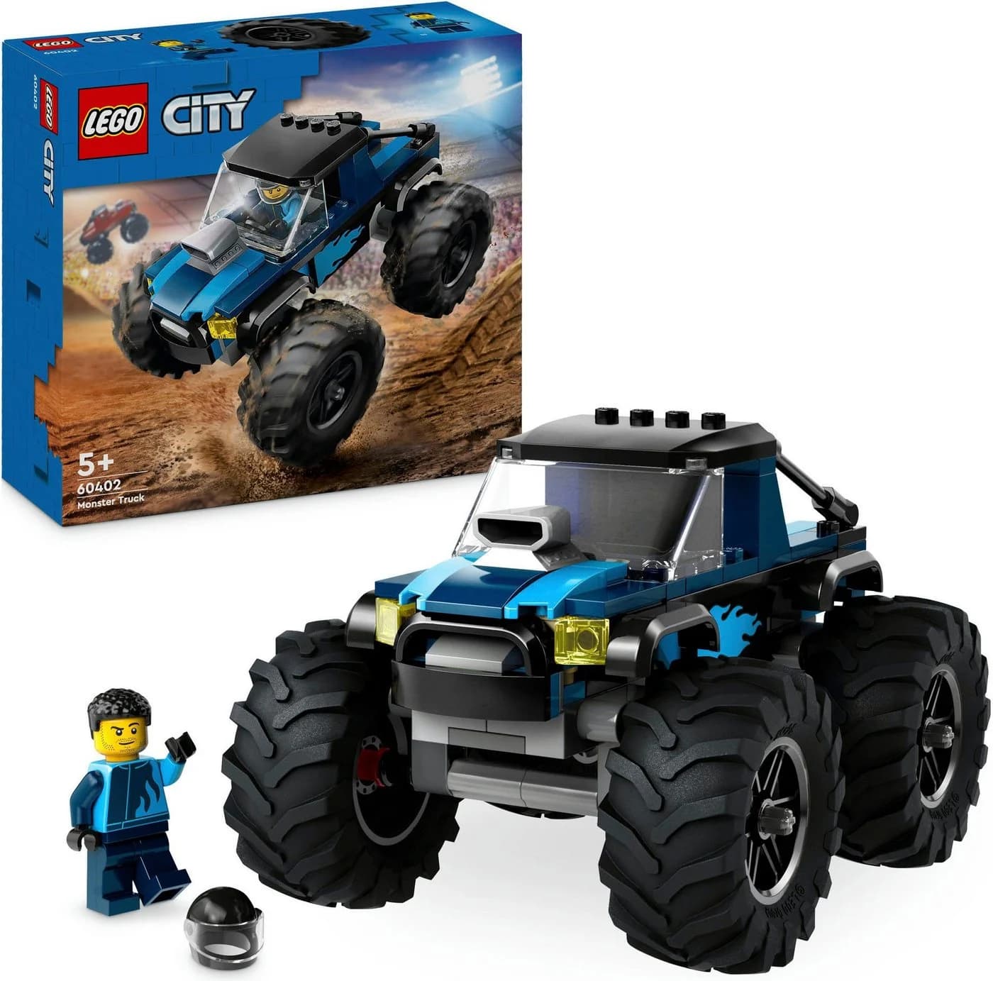LEGO City Blauer Monstertruck (60402) - 148 Teile Konstruktionsspielsteine - Bild 2