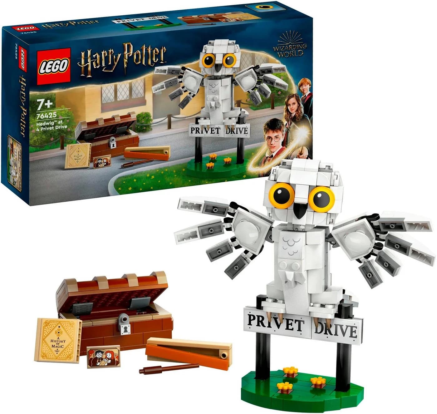 LEGO Harry Potter Hedwig im Ligusterweg 4 Set 76425 Bunt - Bild 2