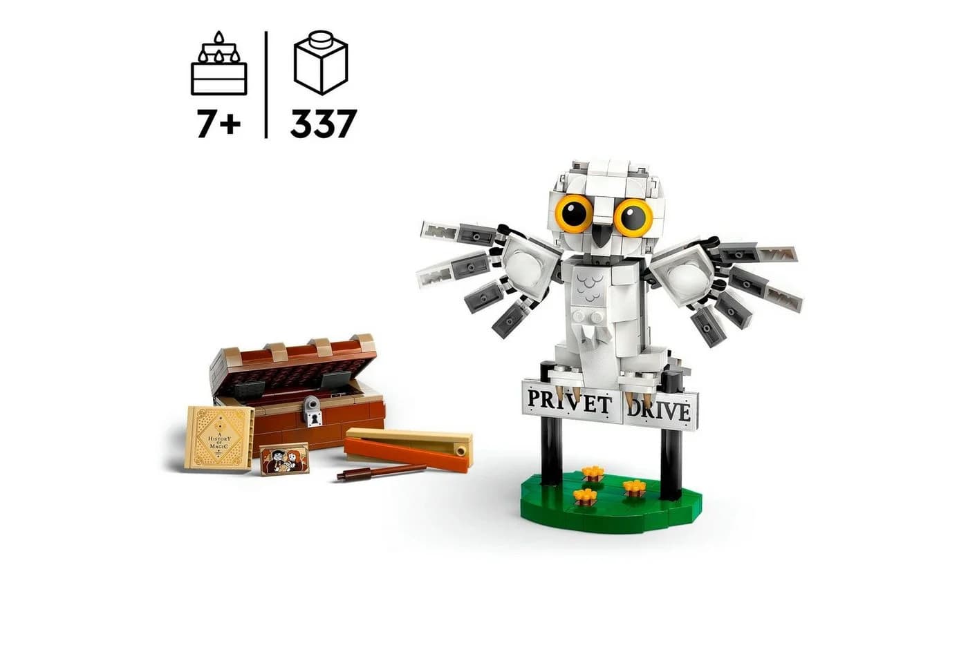 LEGO Harry Potter Hedwig im Ligusterweg 4 Set 76425 Bunt - Bild 3