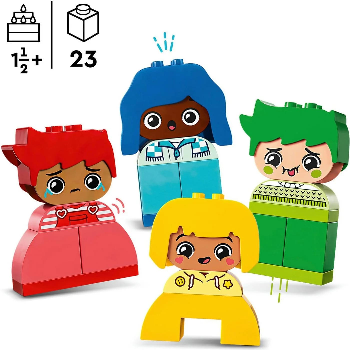 LEGO DUPLO Große Gefühle 10415 - Emotionen Spielzeug ab 1,5 Jahren - Bild 3