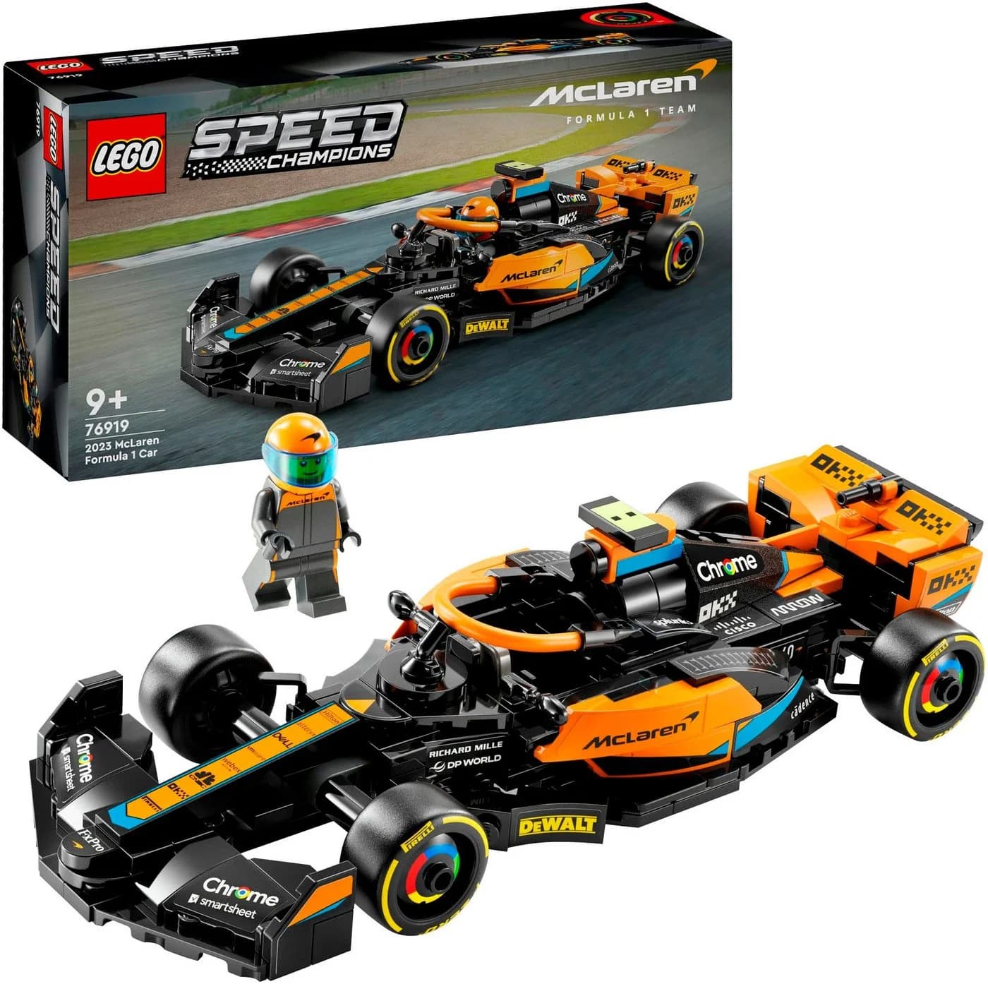LEGO Speed Champions McLaren Formel-1 Rennwagen 2023 Bunt 245 Teile - Bild 2