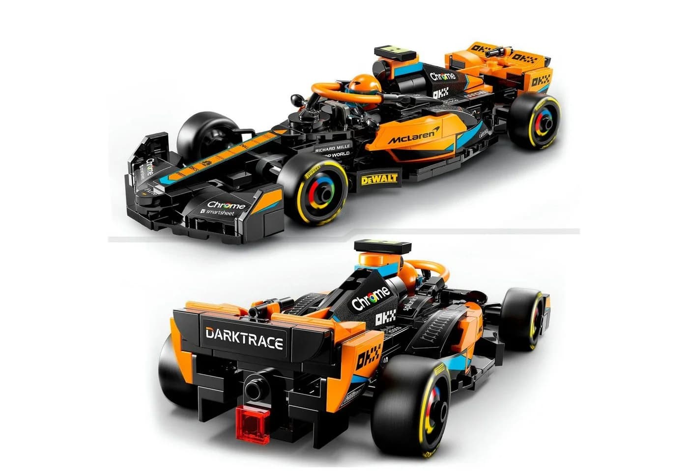 LEGO Speed Champions McLaren Formel-1 Rennwagen 2023 Bunt 245 Teile - Bild 4