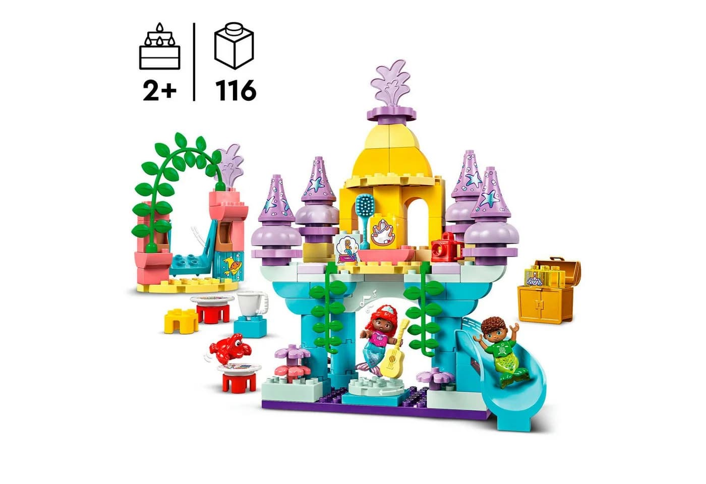 LEGO DUPLO Arielles magischer Unterwasserpalast 10435 Bunt - Bild 3