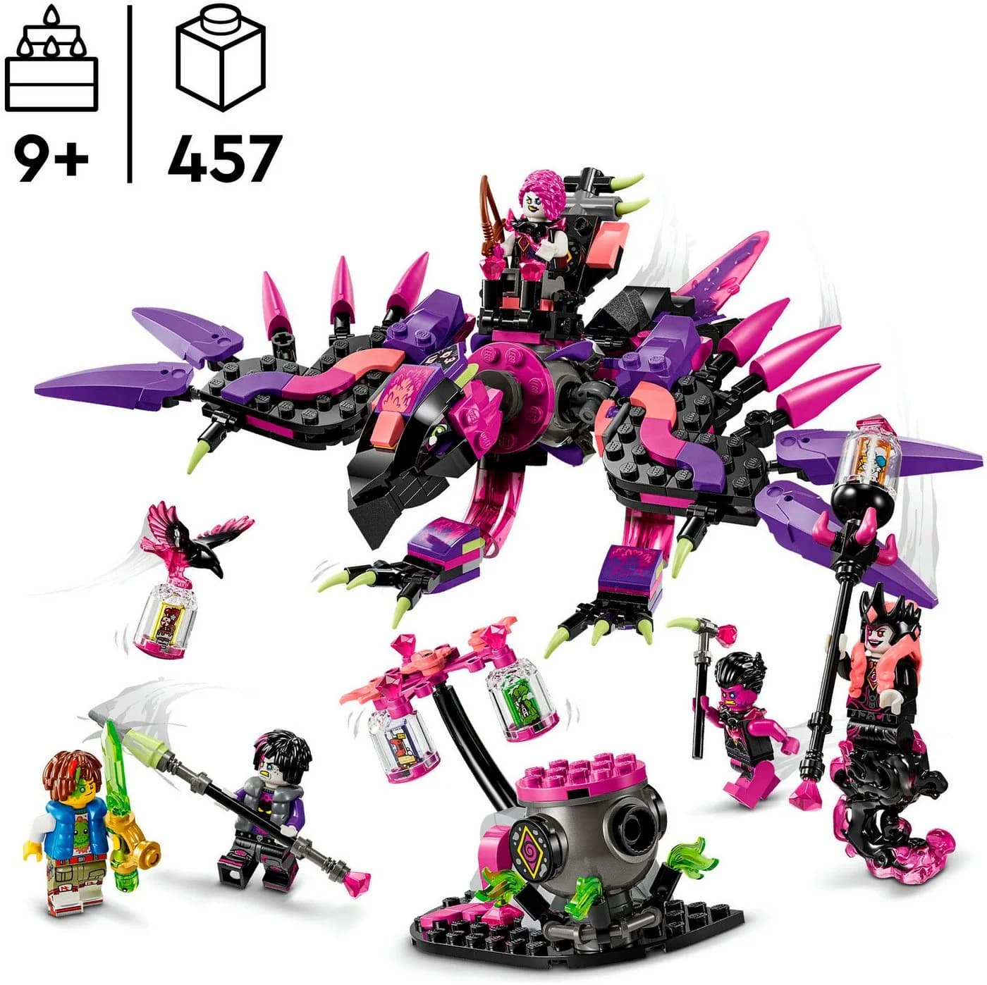 LEGO DREAMZzz Die Albtraumkreaturen der Nimmerhexe 71483 Bunt - Bild 4