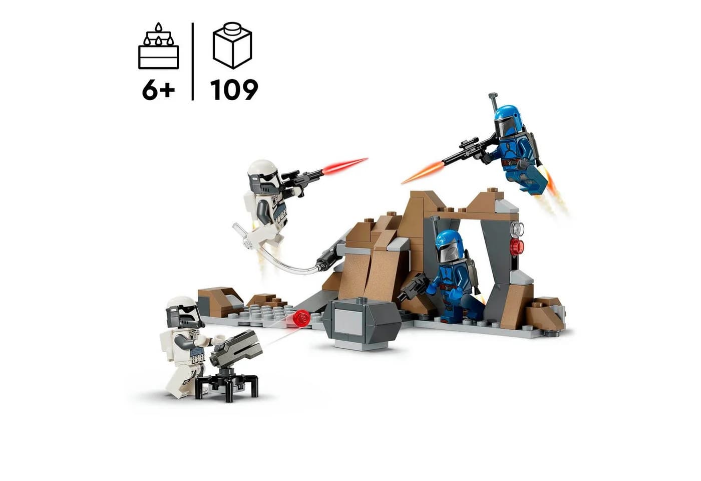 LEGO Star Wars Hinterhalt auf Mandalore Battle Pack 75373 Bunt - Bild 3