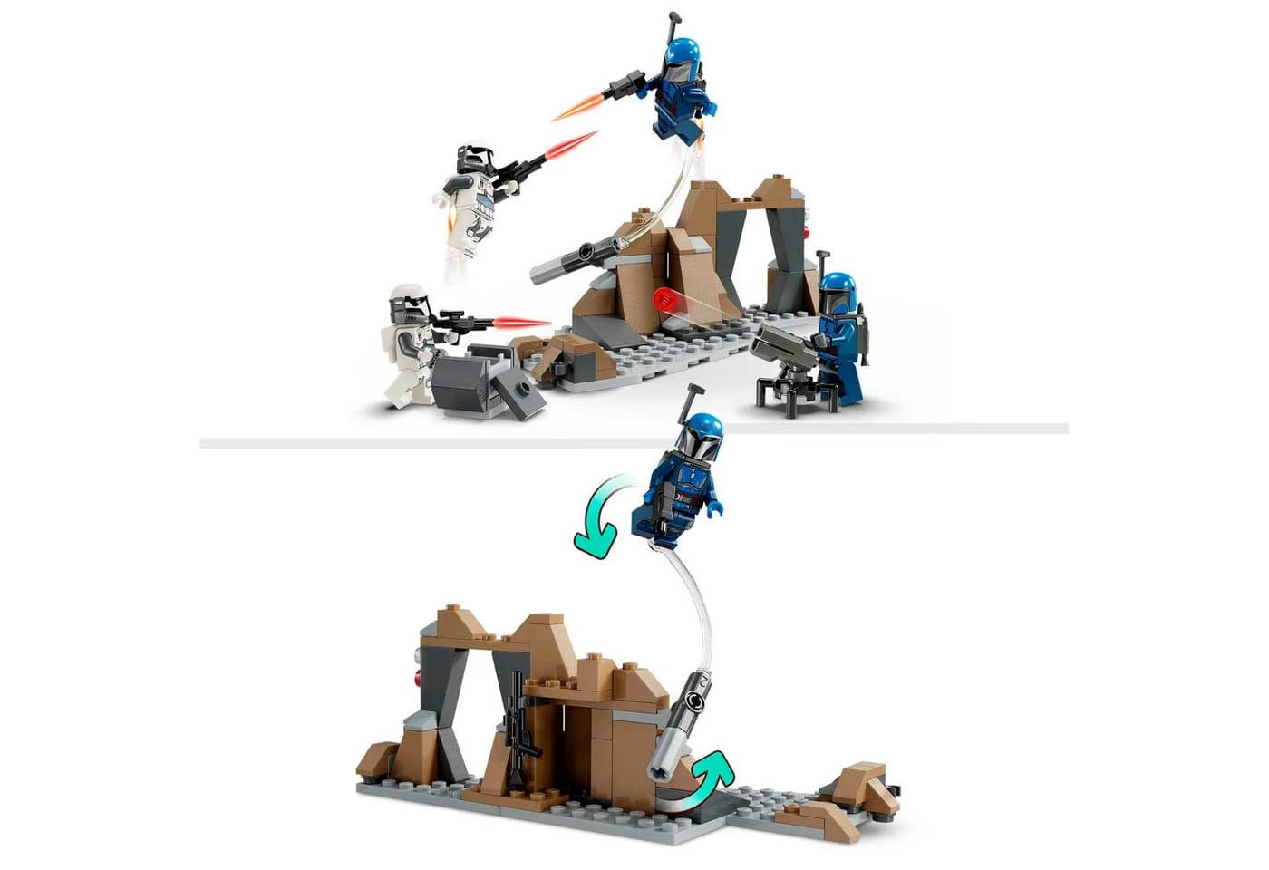 LEGO Star Wars Hinterhalt auf Mandalore Battle Pack 75373 Bunt - Bild 4
