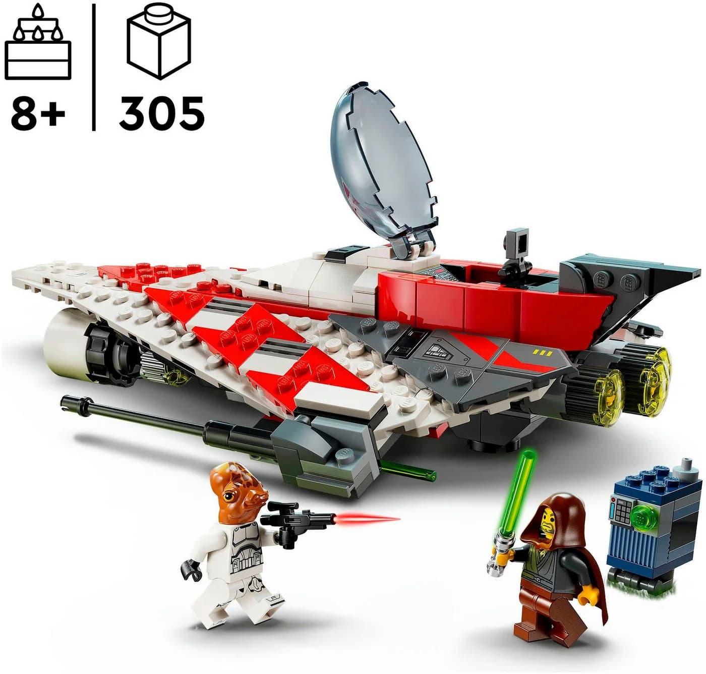 LEGO Star Wars Jedi Bobs Sternjäger 75388 Bunt 305 Teile - Bild 4