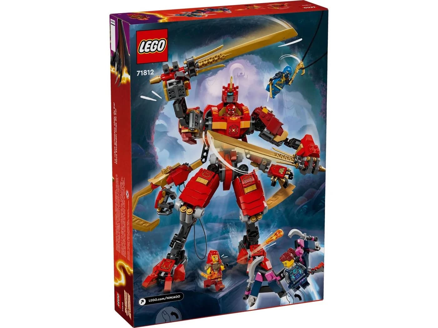 LEGO Ninjago 71812 Kais Ninja-Kletter-Mech Rot 623 Teile - Bild 3