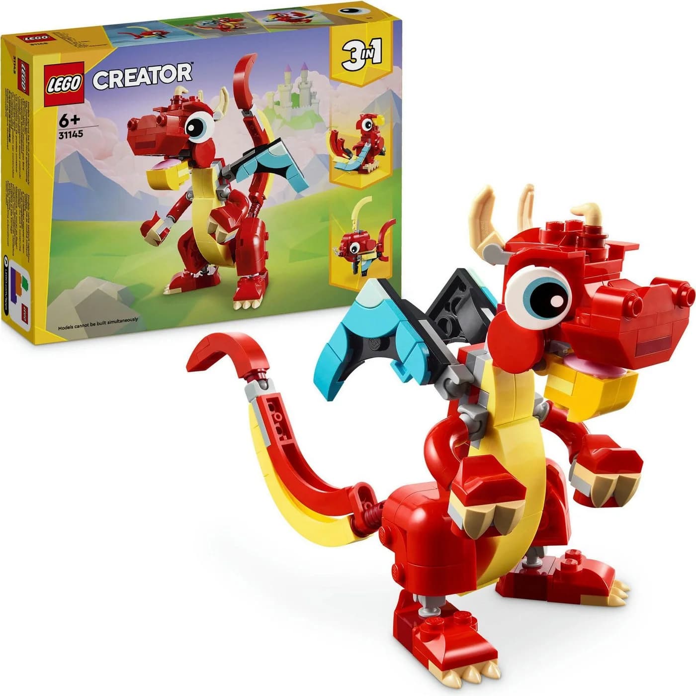 LEGO Creator 3in1 Roter Drache (31145) - 149 Teile Bunt - Bild 2