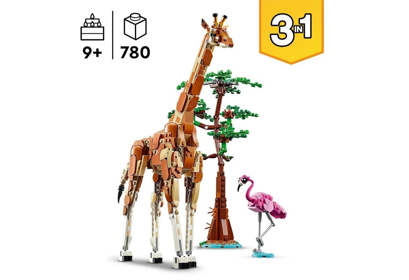 LEGO Creator 3in1 Tiersafari 31150 Bunt 780 Teile - Bild 3