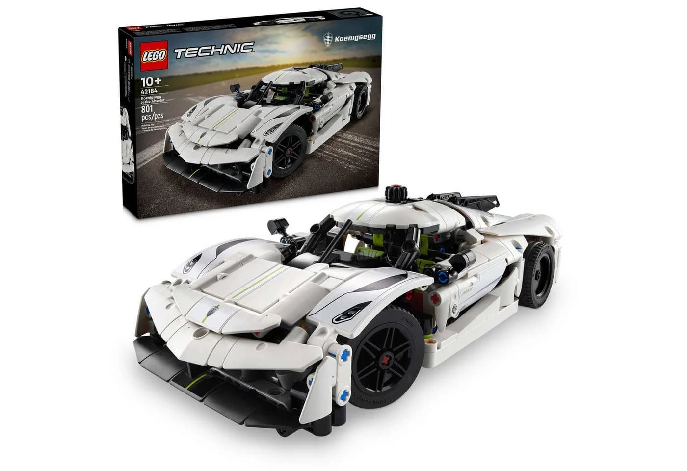 LEGO® Technic 42184 Koenigsegg Jesko Absolut Supersportwagen Weiß Spielbausteine Set