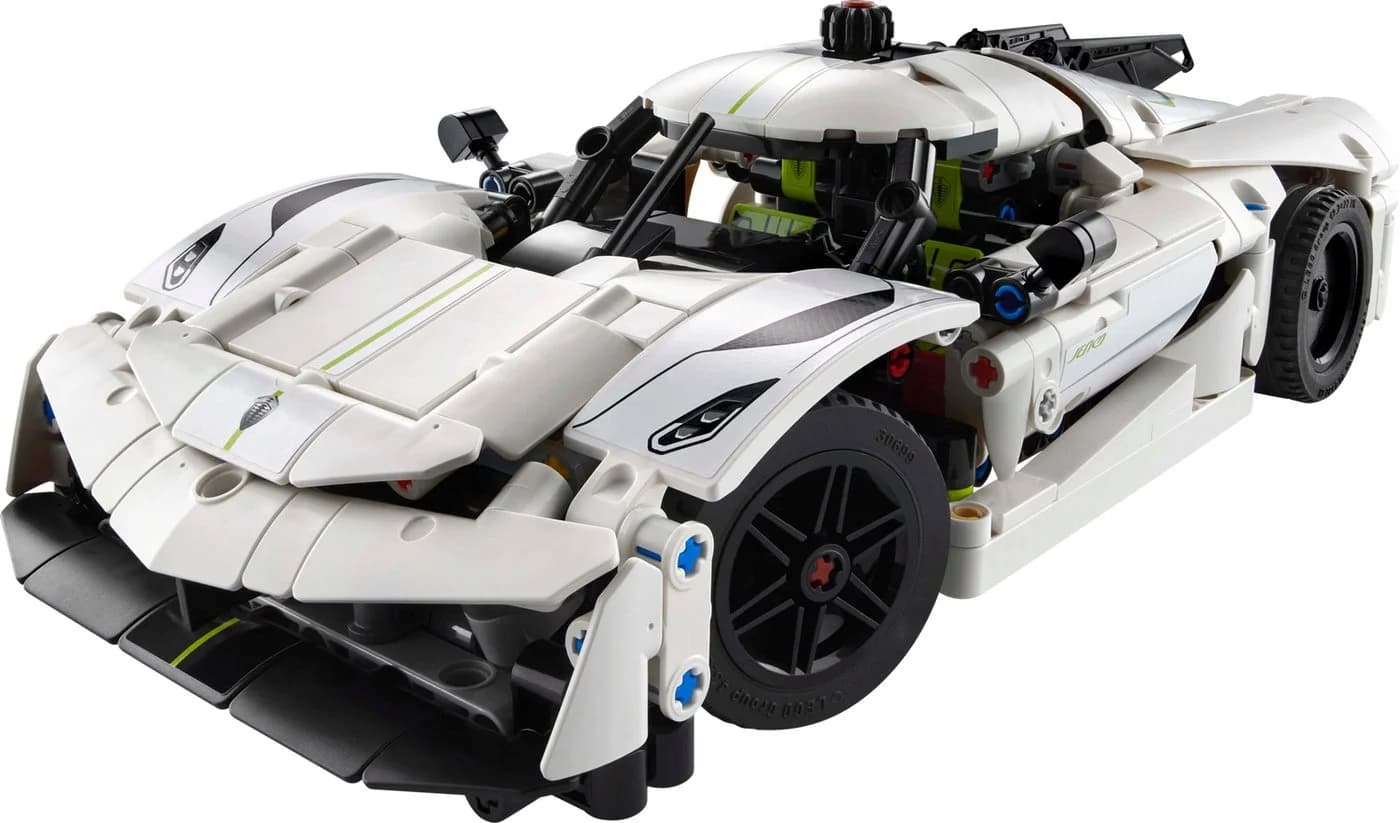LEGO® Technic 42184 Koenigsegg Jesko Absolut Supersportwagen Weiß Spielbausteine Set - Bild 2