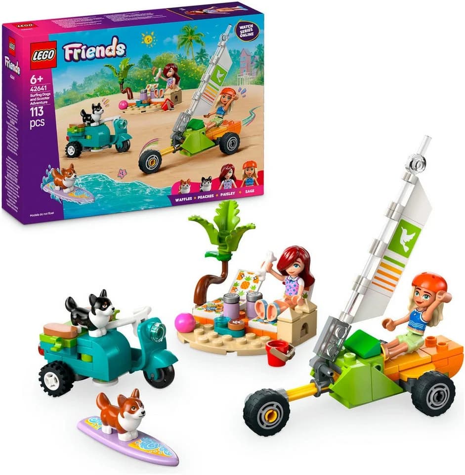 LEGO Friends Strandabenteuer mit Hunden 42641 Bunt - Bild 2