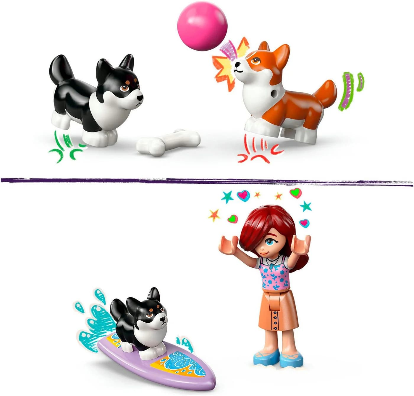 LEGO Friends Strandabenteuer mit Hunden 42641 Bunt - Bild 5