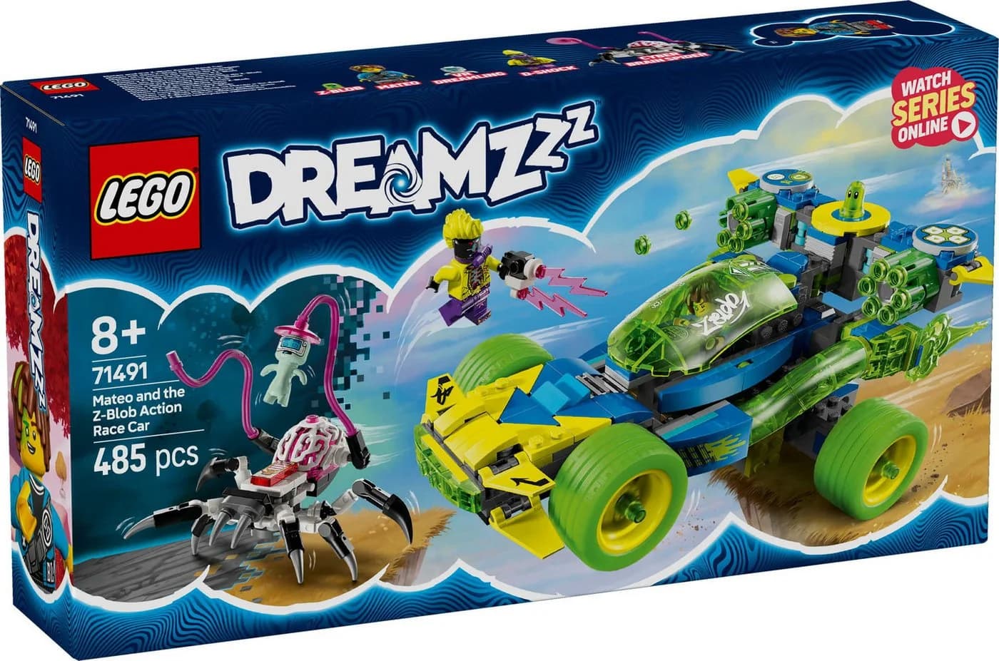 LEGO® DREAMZzz™ Mateo mit dem Z-Blob Action-Rennwagen 485 Teile Bunt - Bild 2