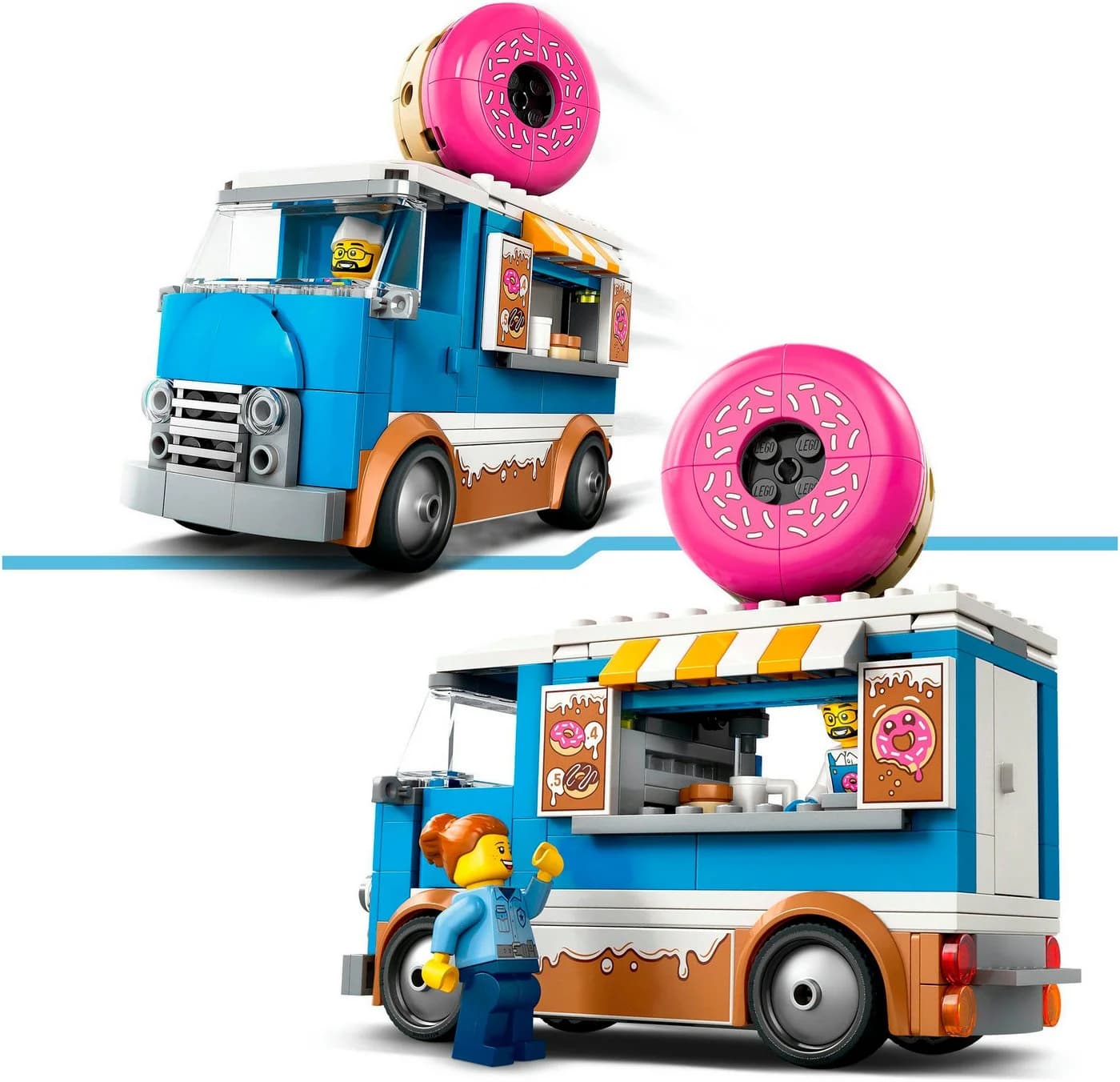 LEGO City Donut Truck 60452 Bunt Konstruktionsspielsteine - Bild 4