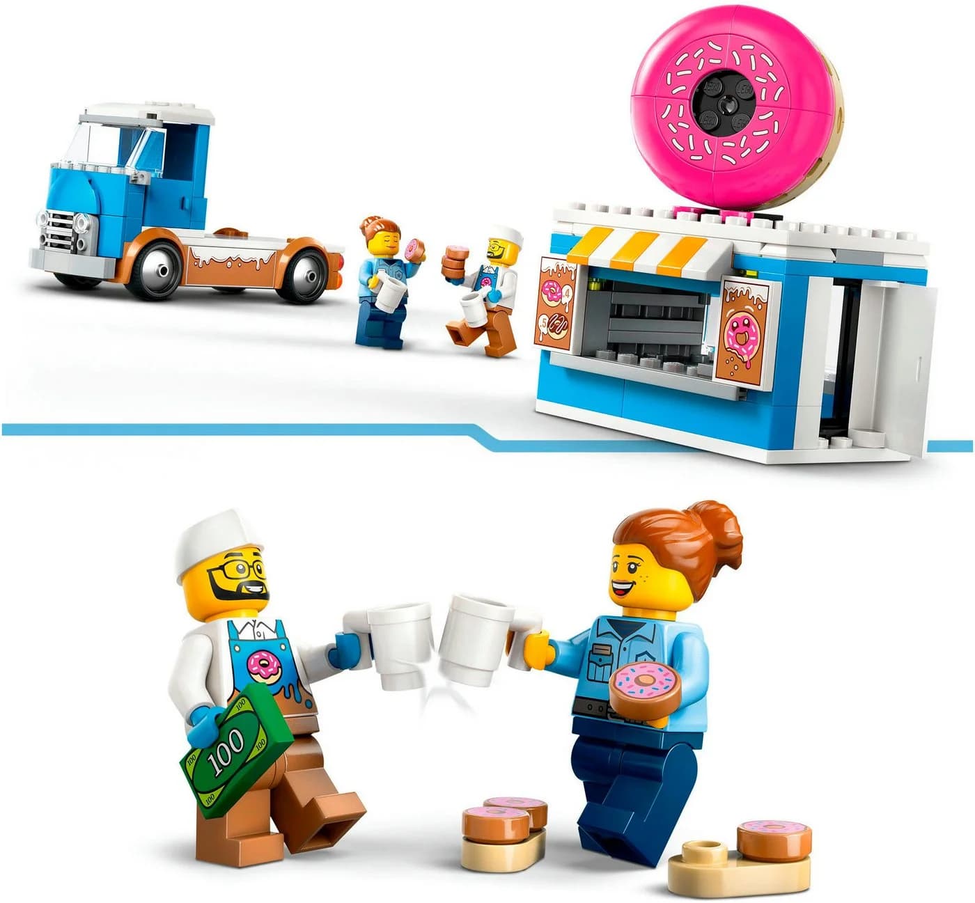 LEGO City Donut Truck 60452 Bunt Konstruktionsspielsteine - Bild 5