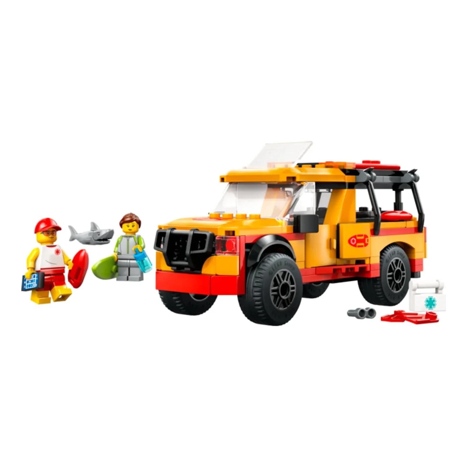 LEGO City Einsatzfahrzeug der Rettungsschwimmer Bauspielzeug 214 Teile