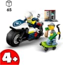LEGO City Verfolgungsjagd mit dem Polizeimotorrad (60455) - 65 Teile Bunt Bild 3