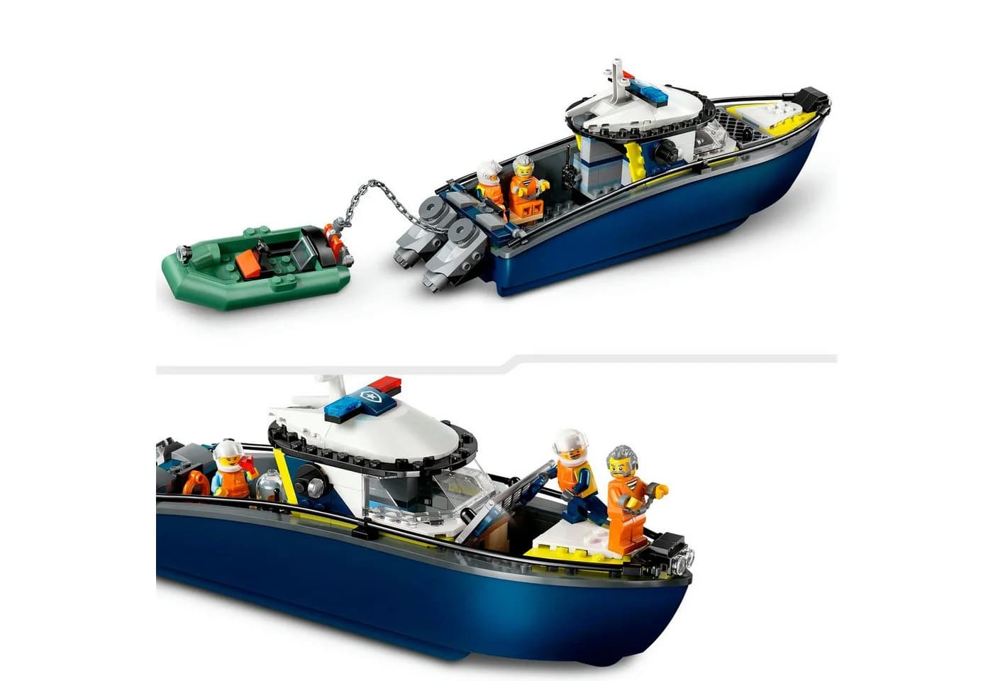 LEGO City Verfolgungsjagd im Polizeiboot 60456 Bunt 264 Teile - Bild 4