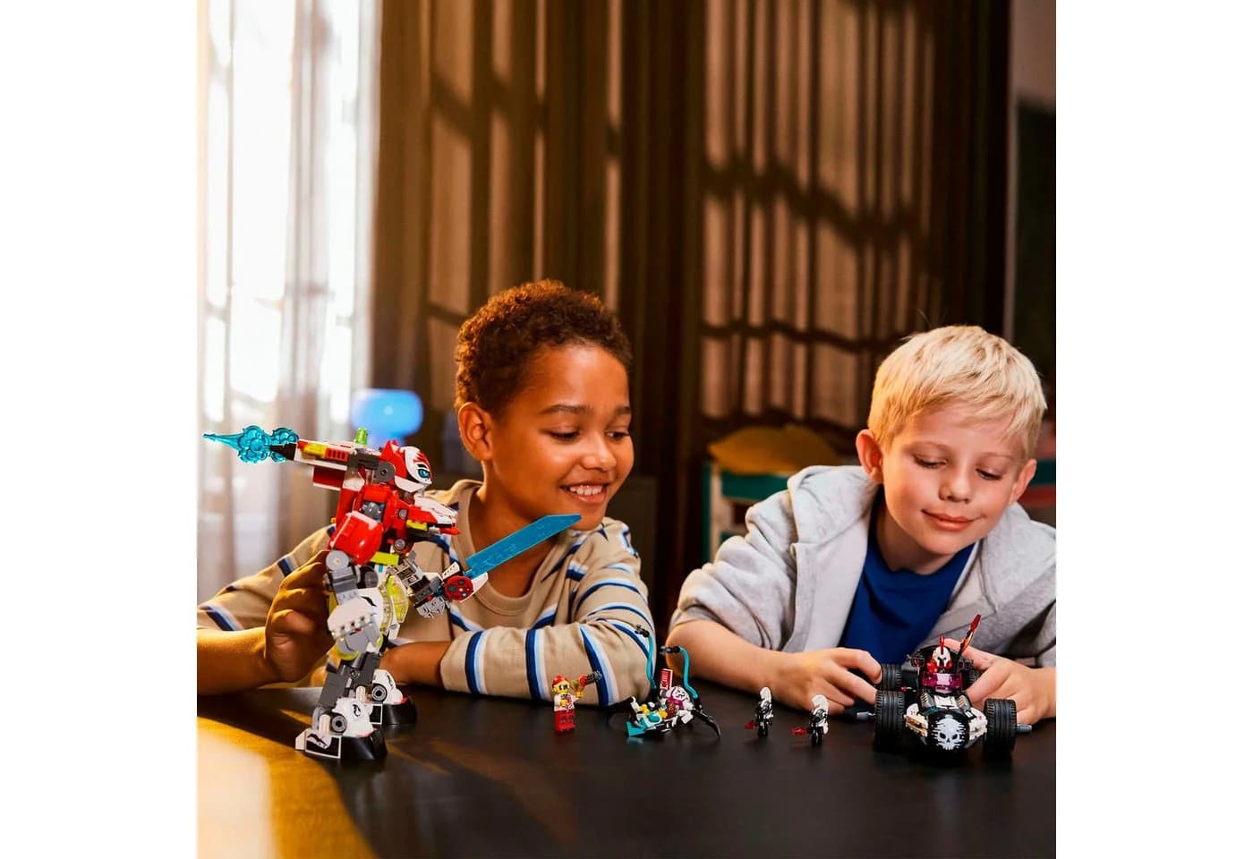 LEGO DREAMZzz Coopers Tiger-Mech und Zero's Hot Rod Auto (71497) Bunt