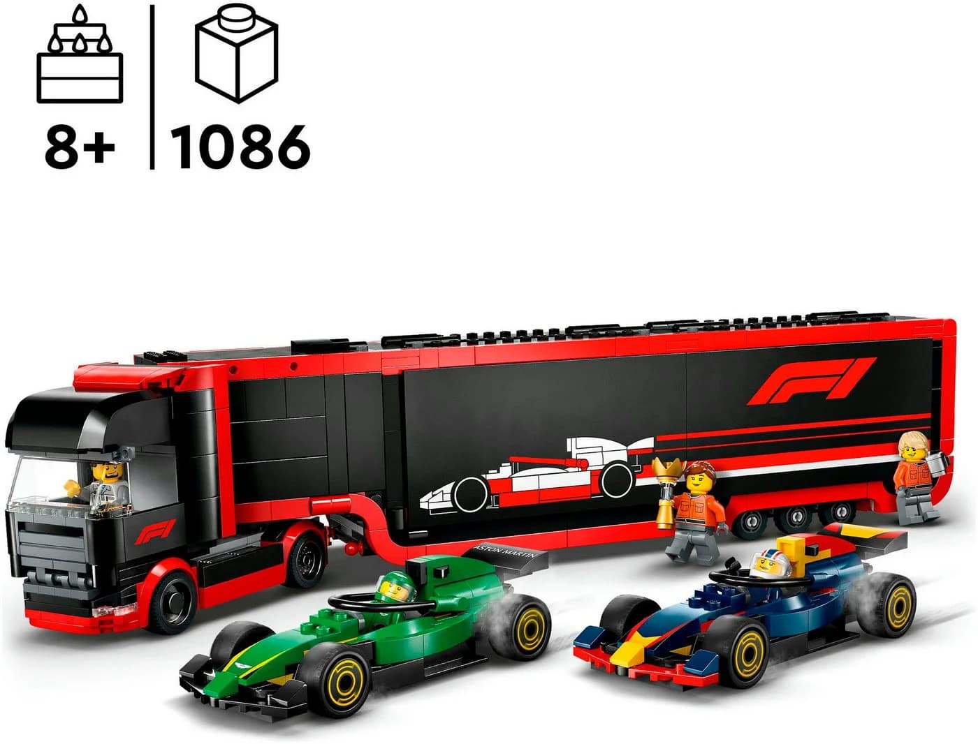 LEGO City F1 Transporter mit RB20 & AMR24 Rennautos (60445) - Bild 3