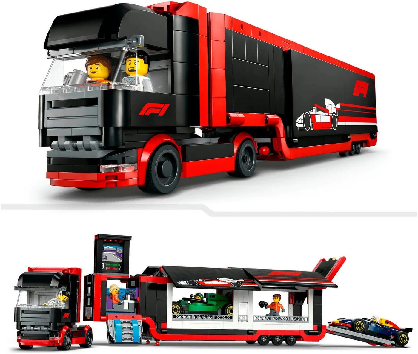LEGO City F1 Transporter mit RB20 & AMR24 Rennautos (60445) - Bild 4