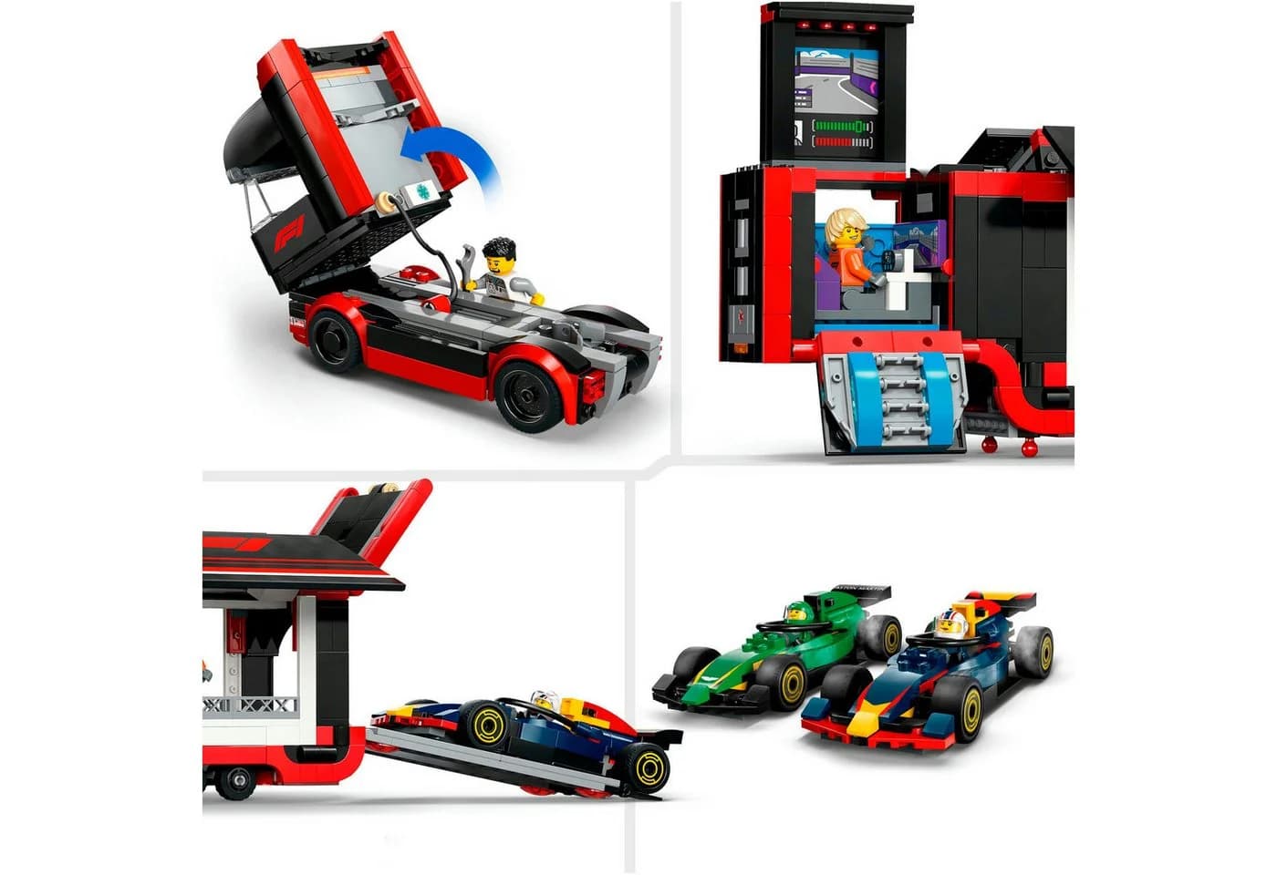 LEGO City F1 Transporter mit RB20 & AMR24 Rennautos (60445) - Bild 5