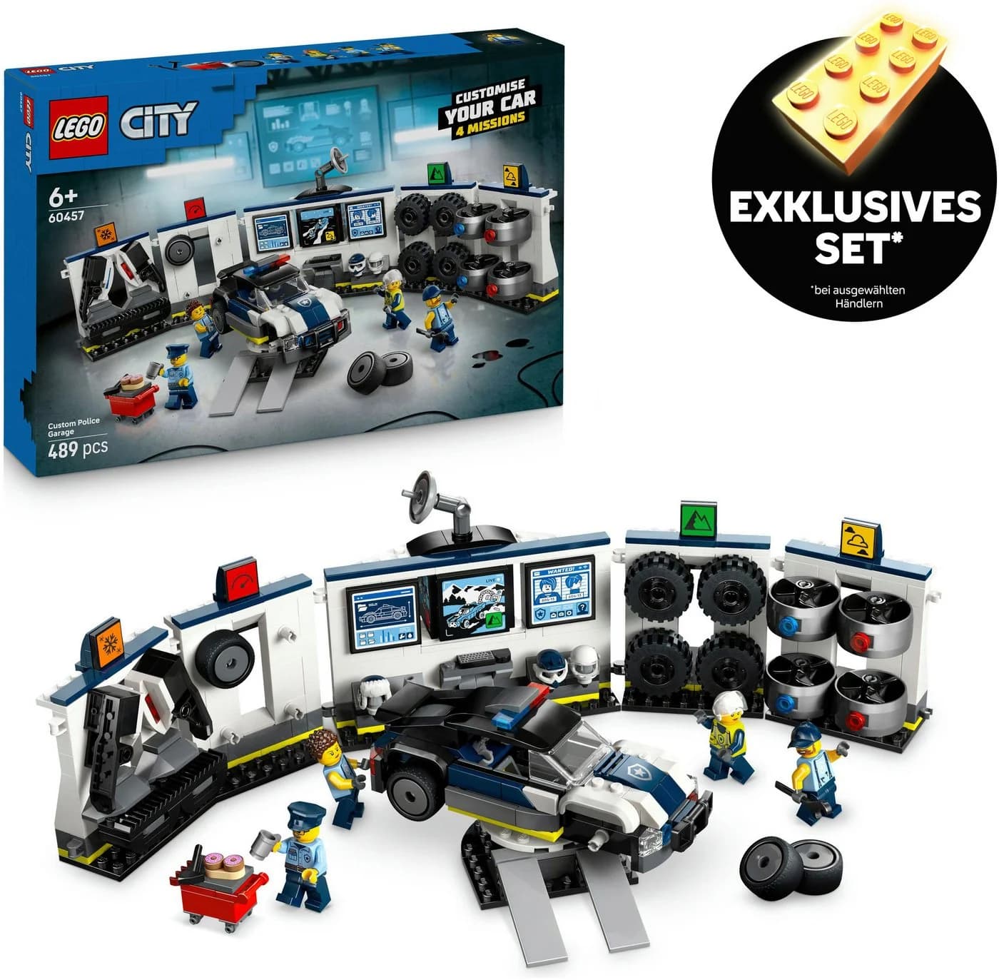 LEGO City Polizeiwerkstatt 60457 Bunt 489 Teile - Bild 2
