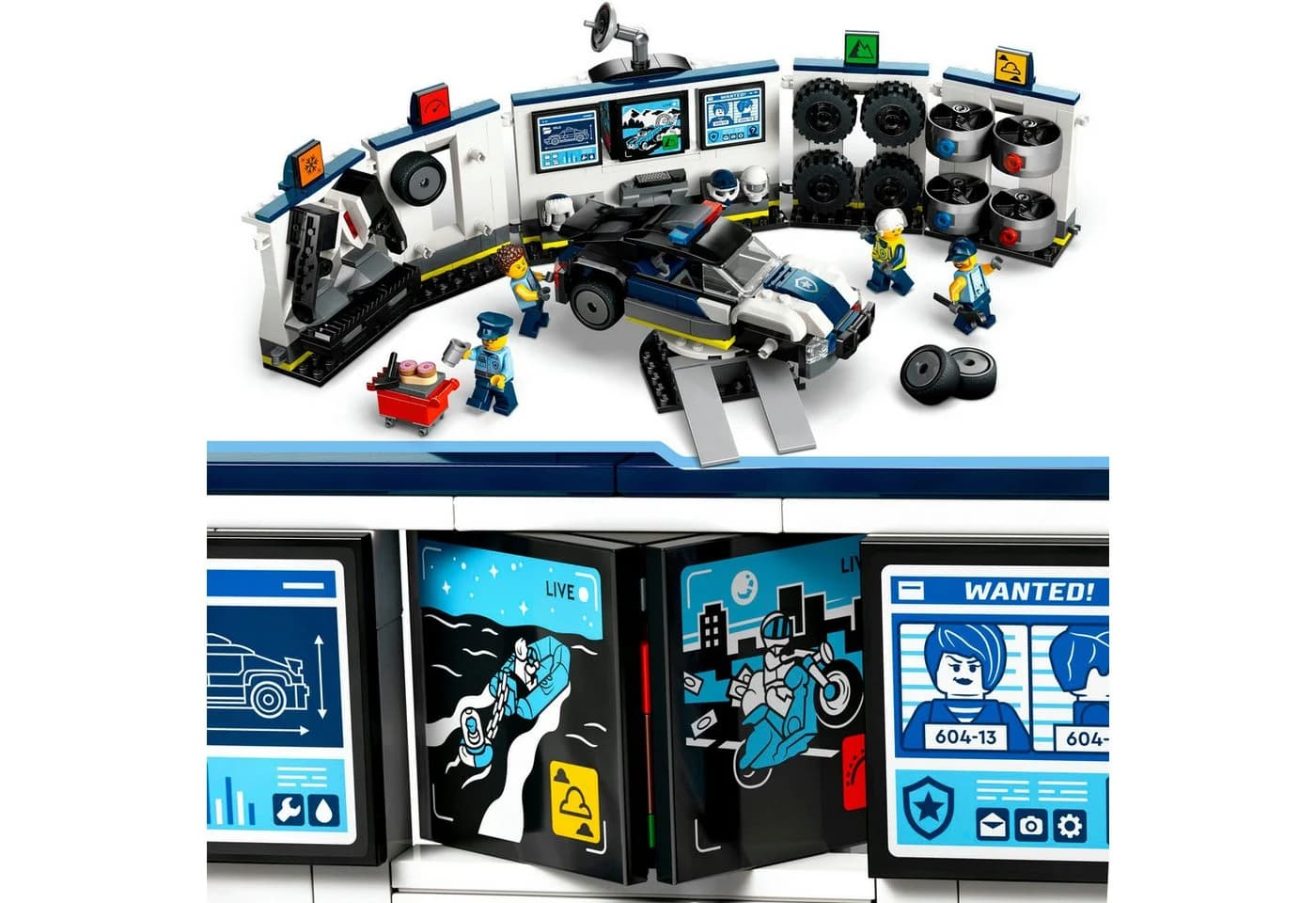 LEGO City Polizeiwerkstatt 60457 Bunt 489 Teile - Bild 4