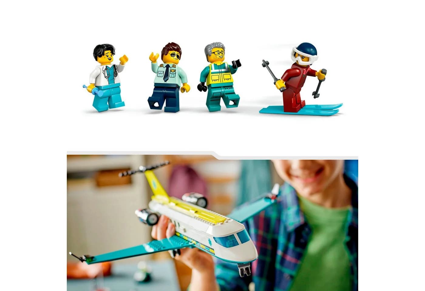 LEGO City Notfallrettungsflugzeug 60465 Bunt 403 Teile - Bild 5