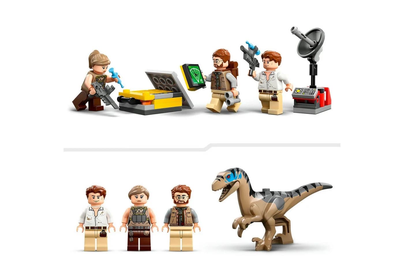LEGO Jurassic World Raptor & Titanosaurus Große Fährtensuche 76973 Bunt - Bild 5