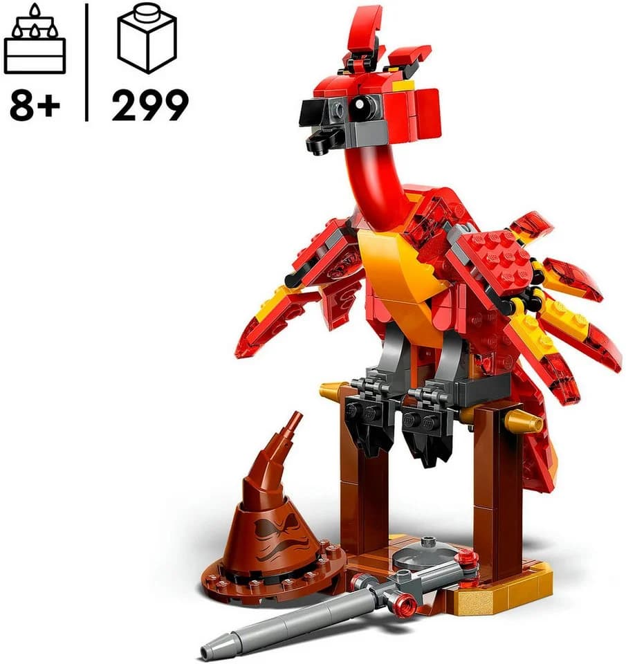 LEGO Harry Potter Fawkes: Dumbledores Phönix (76448) Bunt - Bild 3