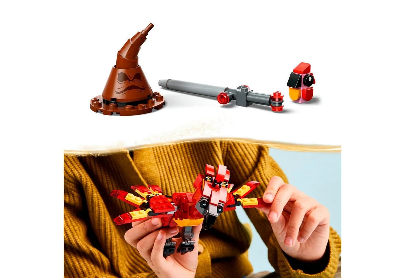 LEGO Harry Potter Fawkes: Dumbledores Phönix (76448) Bunt - Bild 5