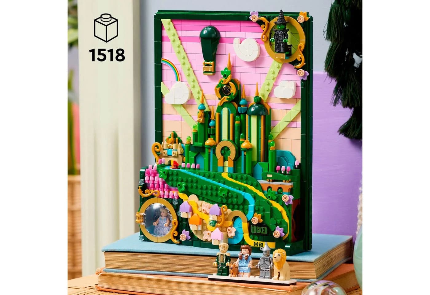 LEGO® Emerald City Wandkunst 75685 Wicked Konstruktionsspielsteine 1518 St - Bild 3
