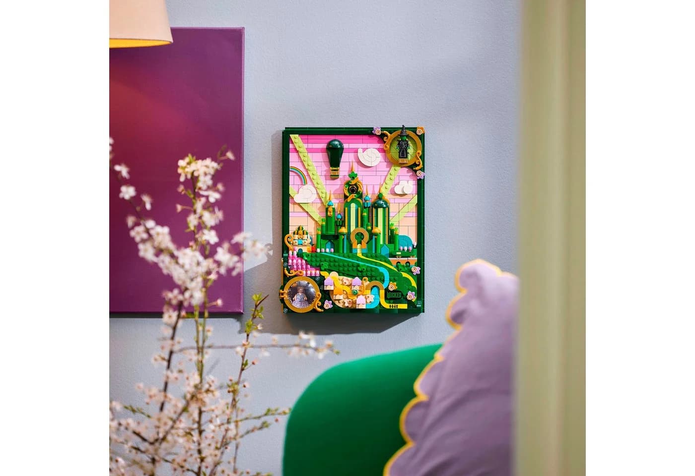 LEGO® Emerald City Wandkunst 75685 Wicked Konstruktionsspielsteine 1518 St - Bild 4