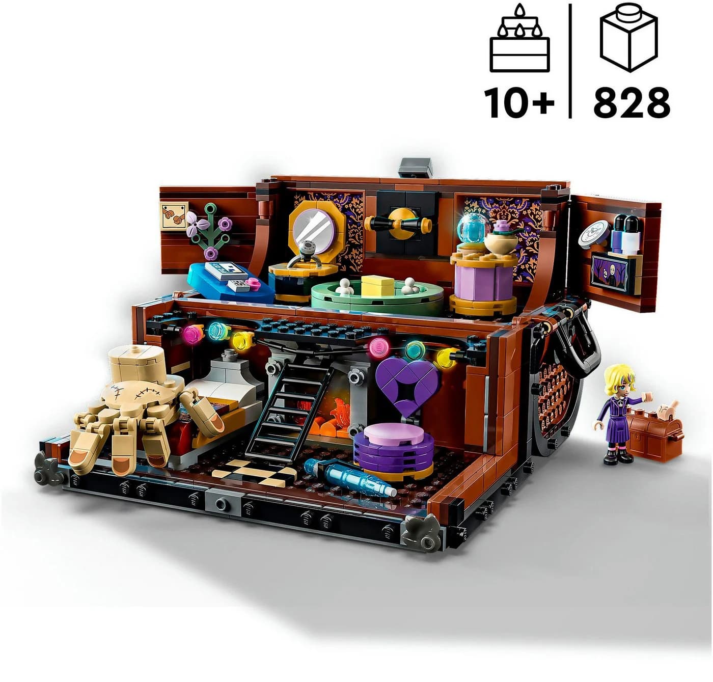 LEGO® Die Wohnung des Eiskalten Händchens (76785) Wednesday Konstruktionsspielsteine 828 St. Kunststoff - Bild 3