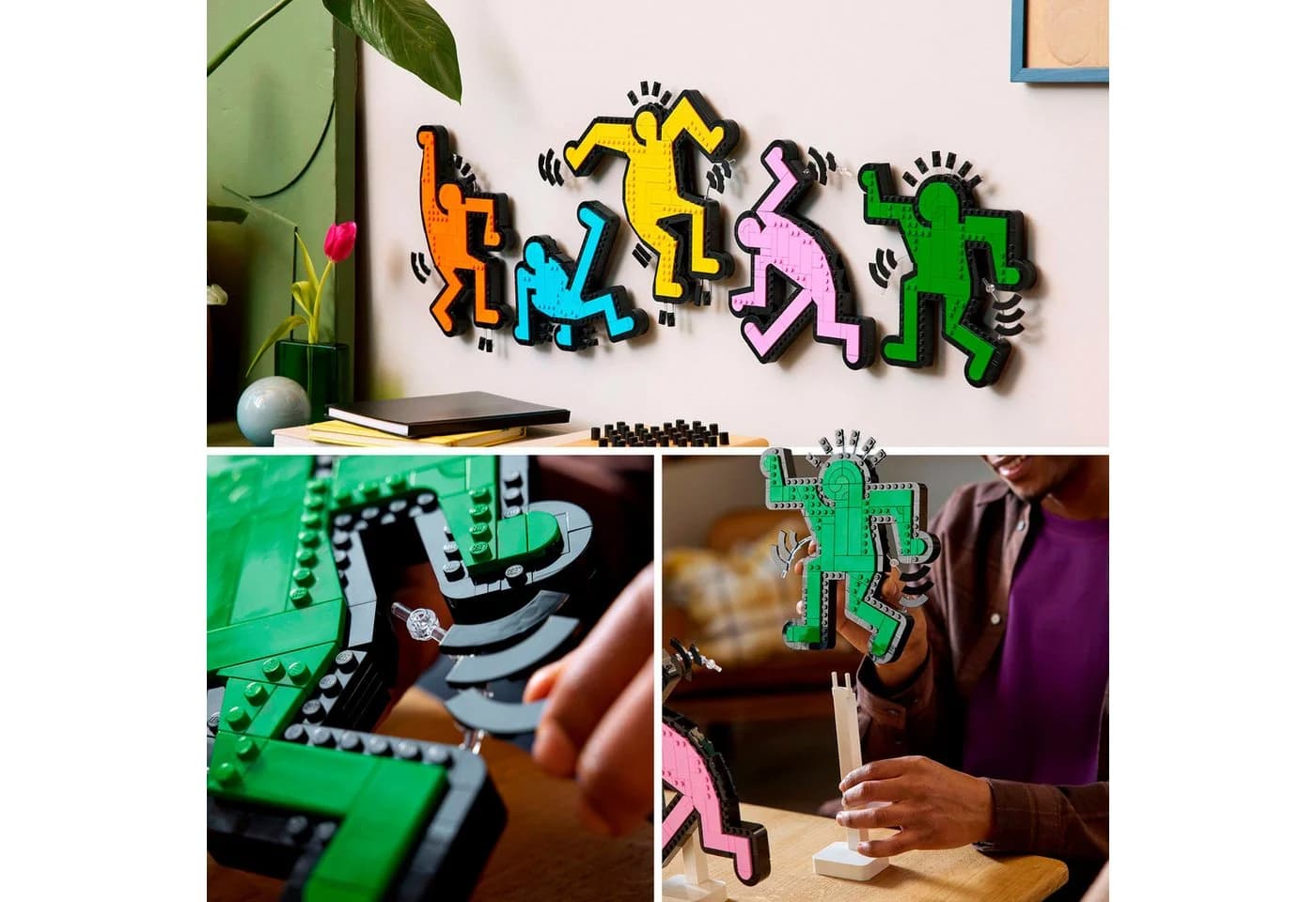 LEGO Keith Haring Tanzende Figuren 31216 Bunt 1773 Teile - Bild 5