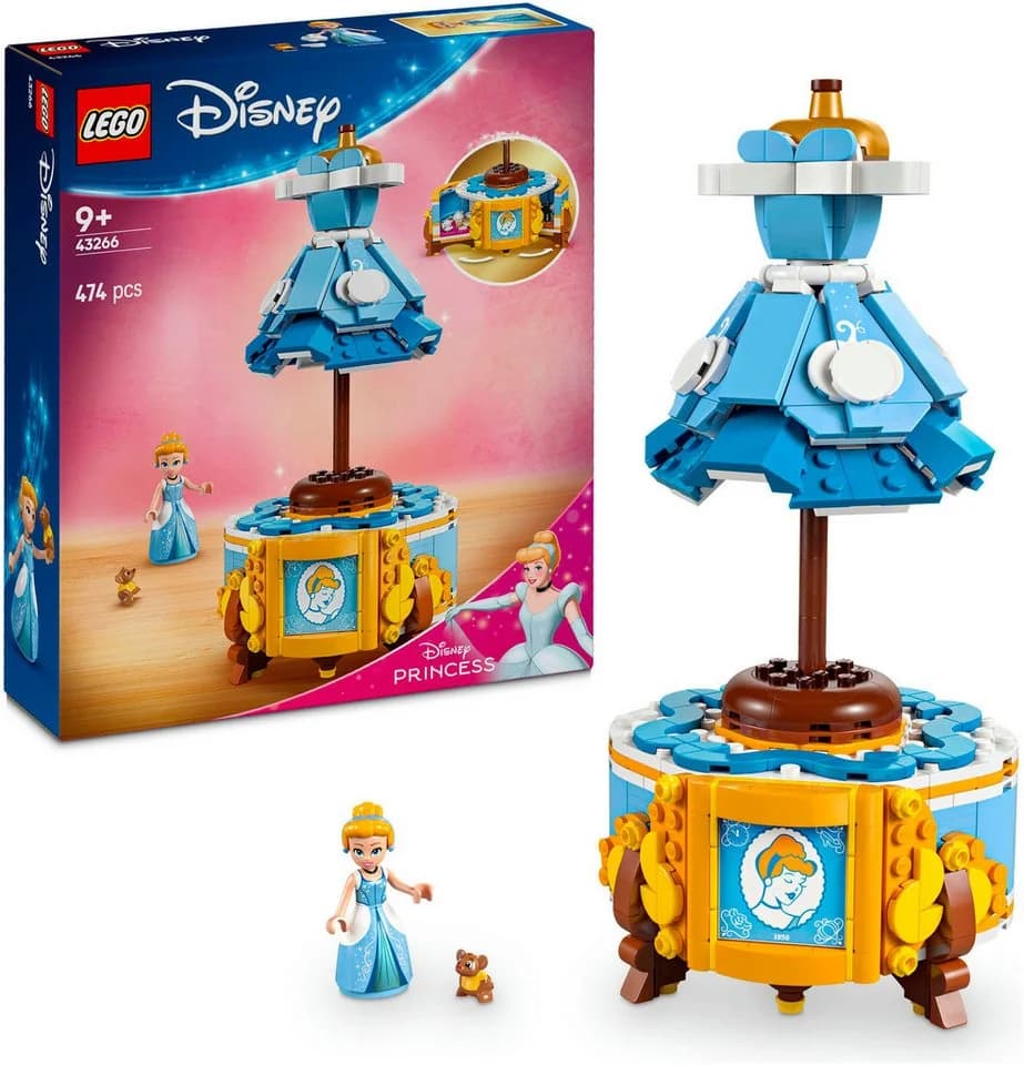 LEGO Disney Princess Cinderellas Kleid 43266 Bunt Konstruktionsspielsteine - Bild 2