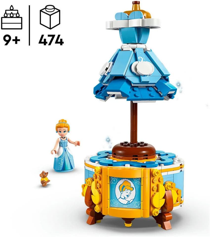 LEGO Disney Princess Cinderellas Kleid 43266 Bunt Konstruktionsspielsteine - Bild 3